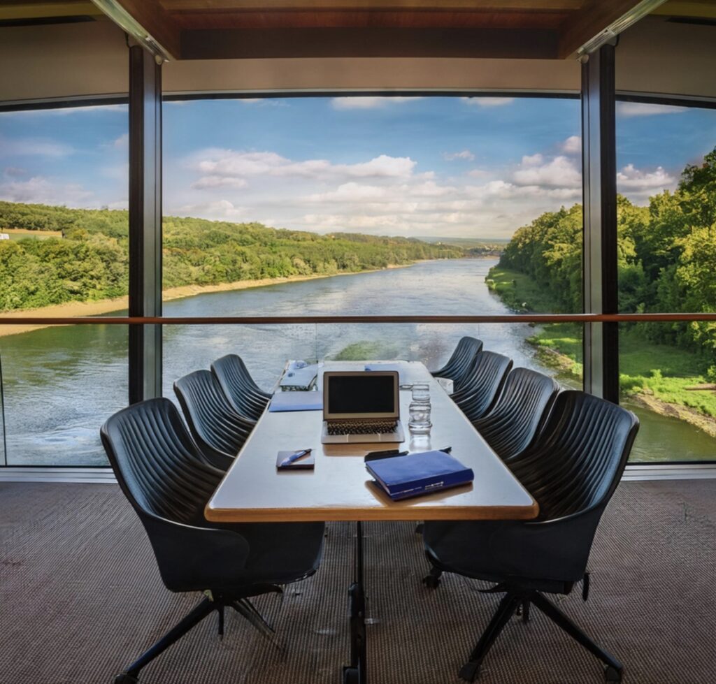 Salle de réunion du bateau